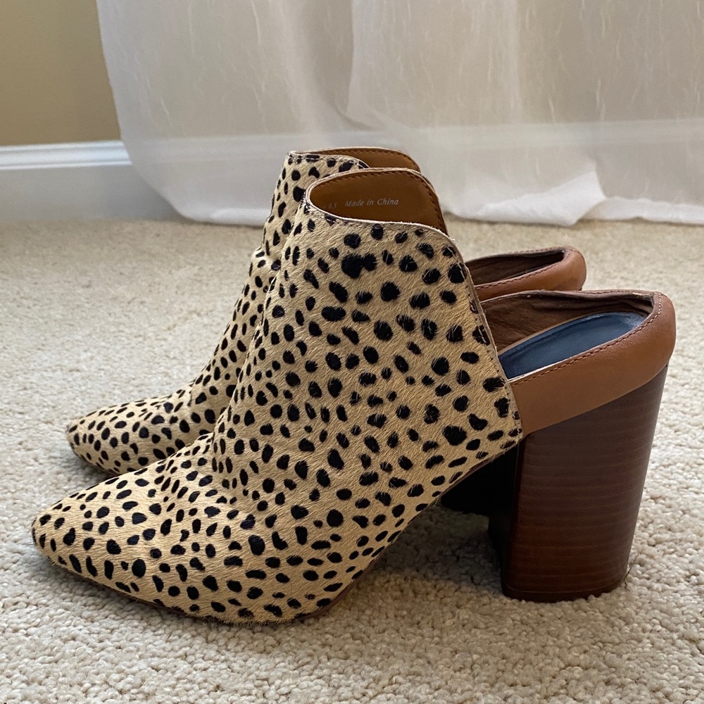 Dolce Vita lessors print heeled mule